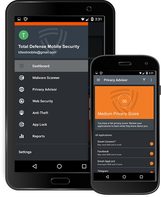 total defense mobile security for android